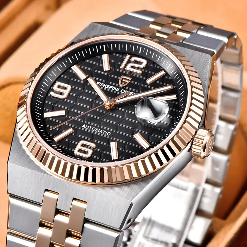 Pagani Design Land Dweller Duel tone Men's Watch- PD-YS027